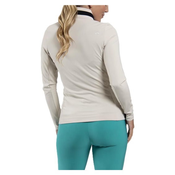 KJUS Retention Damenjacke, oyster/schwarz