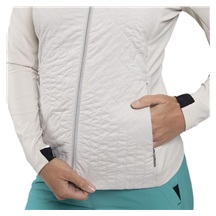 KJUS Retention Damenjacke, oyster/schwarz