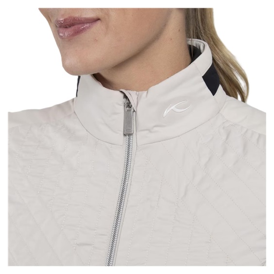 KJUS Retention Damenjacke, oyster/schwarz