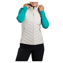 KJUS Sundance Hooded Gilet Damen Weste, oyster