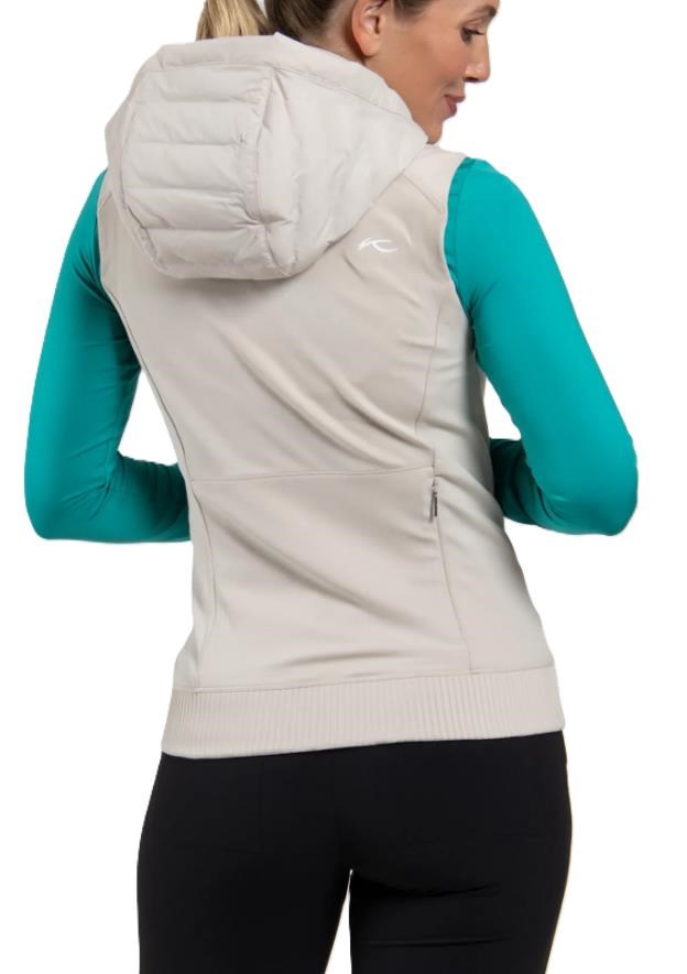 KJUS Sundance Hooded Gilet Damen Weste, oyster