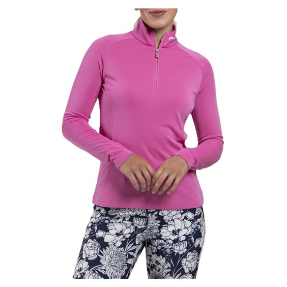 KJUS Kallena Half-Zip Damen Sweatshirt, peony