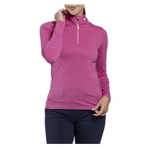 KJUS Collagen Midlayer Half-Zip Damen Sweatshirt, peony
