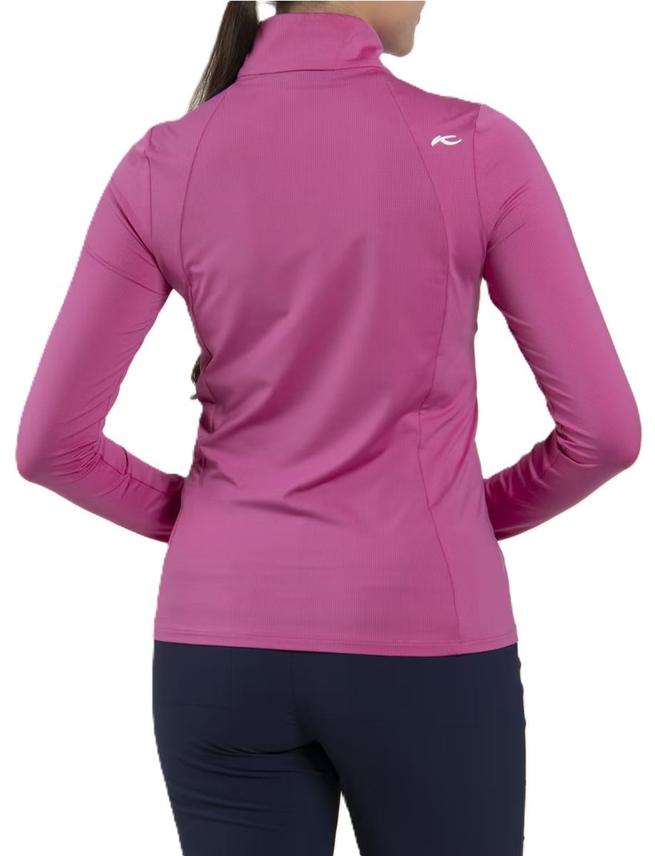 KJUS Collagen Midlayer Half-Zip Damen Sweatshirt, peony