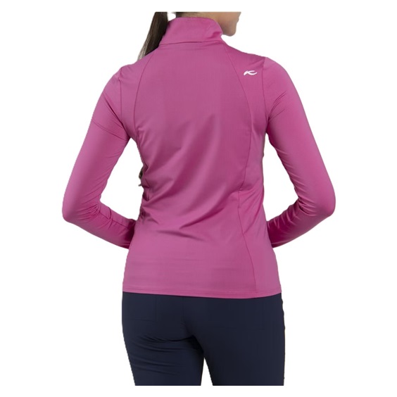 KJUS Collagen Midlayer Half-Zip Damen Sweatshirt, peony