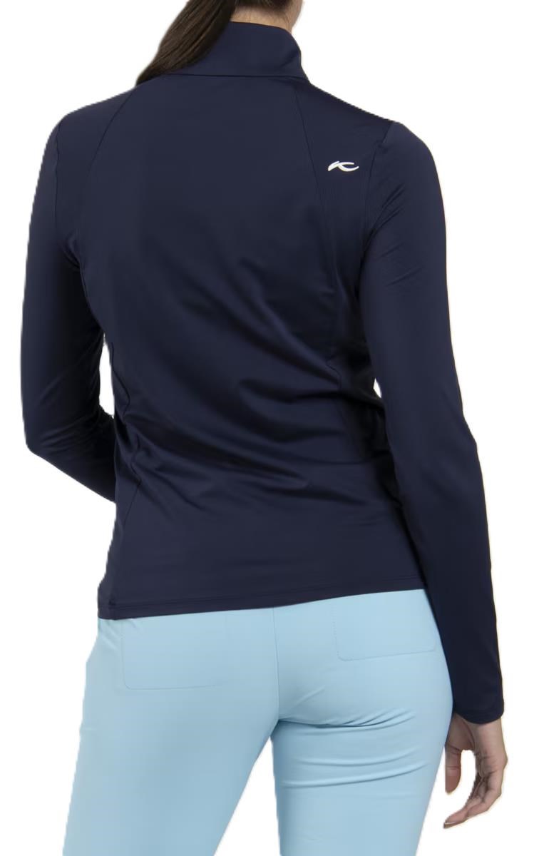 KJUS Collagen Midlayer Half-Zip Damen Sweatshirt, atlanta blue