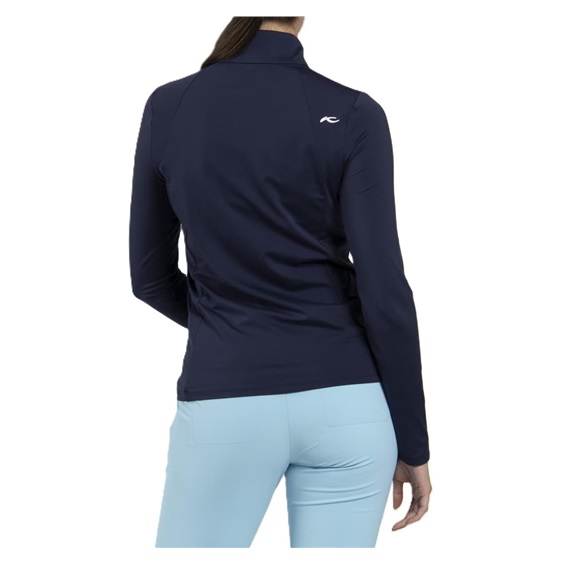 KJUS Collagen Midlayer Half-Zip Damen Sweatshirt, atlanta blue