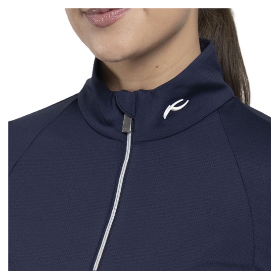 KJUS Collagen Midlayer Half-Zip Damen Sweatshirt, atlanta blue