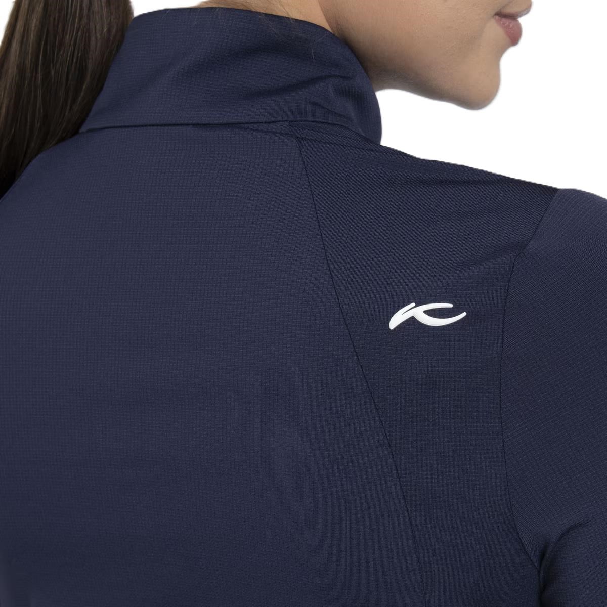 KJUS Collagen Midlayer Half-Zip Damen Sweatshirt, atlanta blue