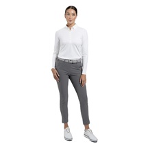 KJUS Catalina Cool Damen Langarm-Polo, weiss
