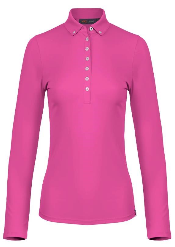 KJUS Catalina Cool Damen Langarm-Polo, peony