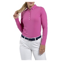 KJUS Catalina Cool Damen Langarm-Polo, peony