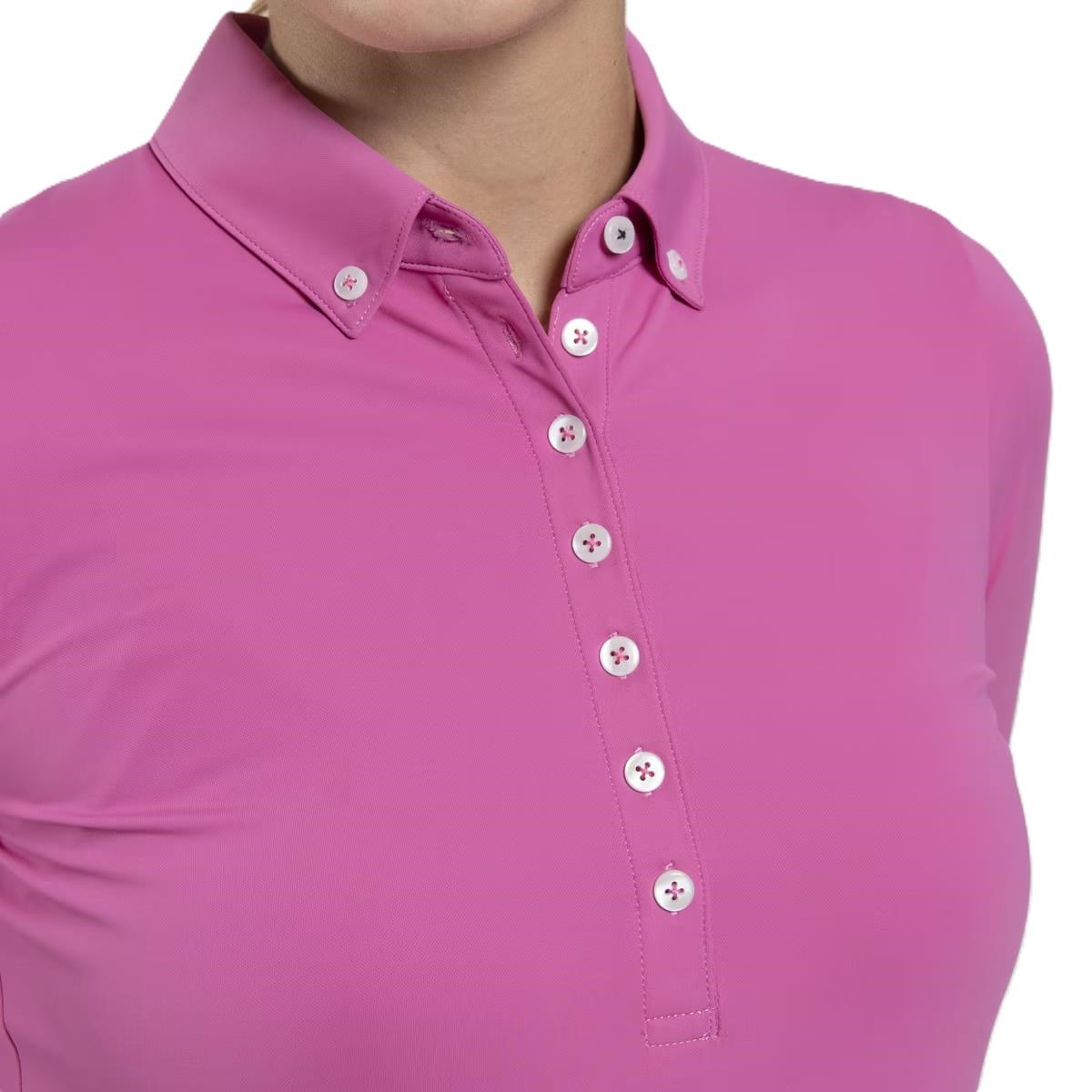 KJUS Catalina Cool Damen Langarm-Polo, peony