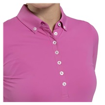 KJUS Catalina Cool Damen Langarm-Polo, peony