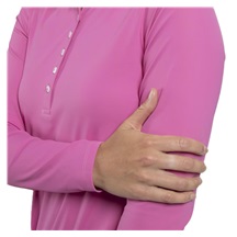 KJUS Catalina Cool Damen Langarm-Polo, peony
