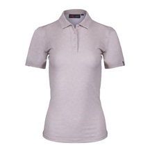 KJUS Enya Printed Damen Poloshirt, oyster/weiss