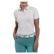 KJUS Enya Printed Damen Poloshirt, oyster/weiss
