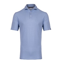 KJUS Hollow Pima Print Herren Poloshirt, weiss/catamarn