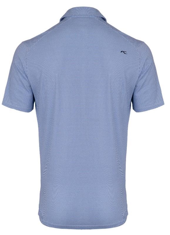 KJUS Hollow Pima Print Herren Poloshirt, weiss/catamarn