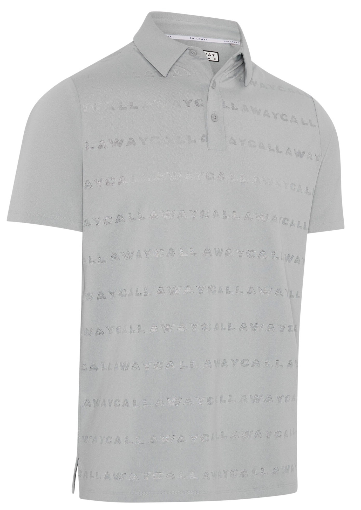 Callaway Mid Century Jacquard Poloshirt, quarry