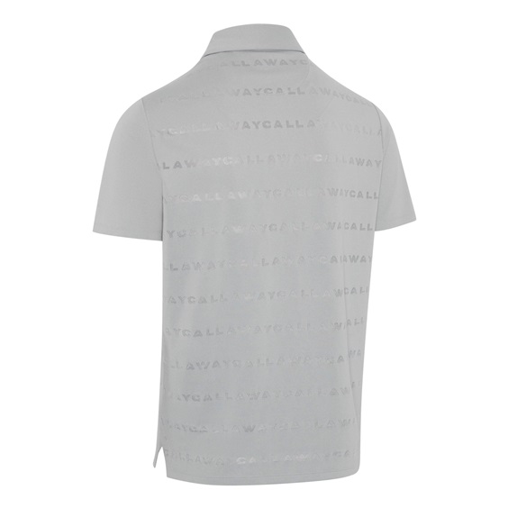 Callaway Mid Century Jacquard Poloshirt, quarry
