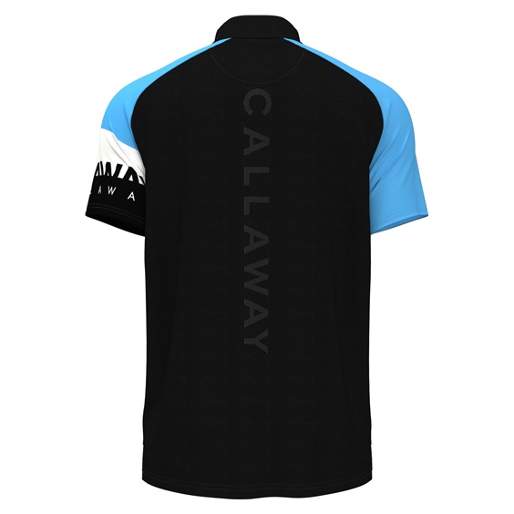 Callaway Modern Traveler Premium Mixed Texture Herren Poloshirt, anthracite