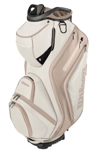 Wilson Aurora Cartbag, weiss/beige