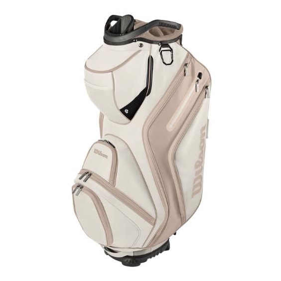 Wilson Aurora Cartbag, weiss/beige