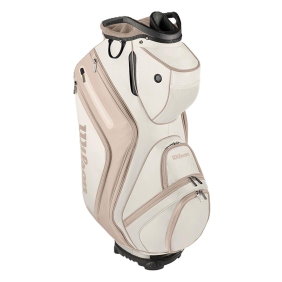 Wilson Aurora Cartbag, weiss/beige