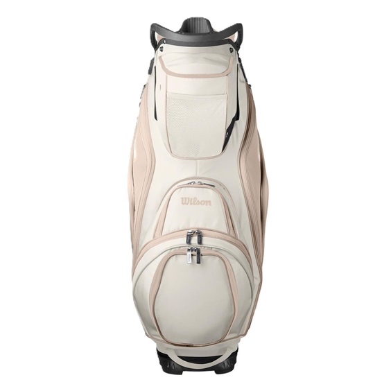 Wilson Aurora Cartbag, weiss/beige