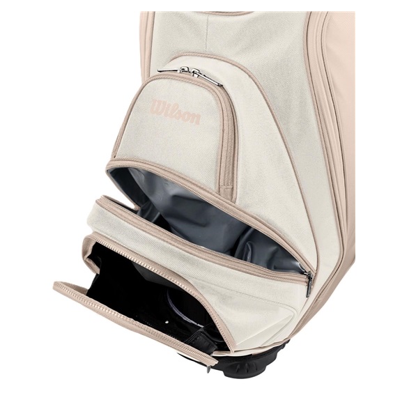 Wilson Aurora Cartbag, weiss/beige