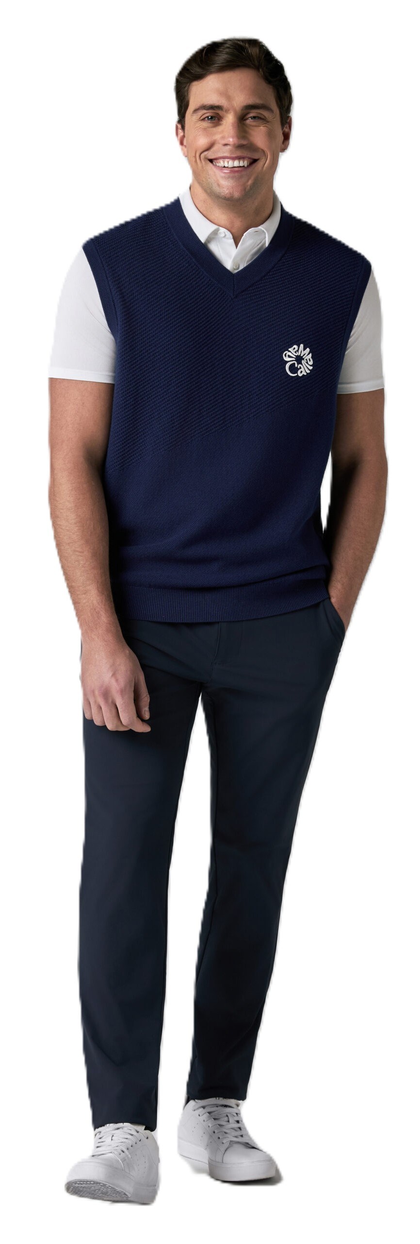 Callaway Mid Century Herren Weste, medieval blue