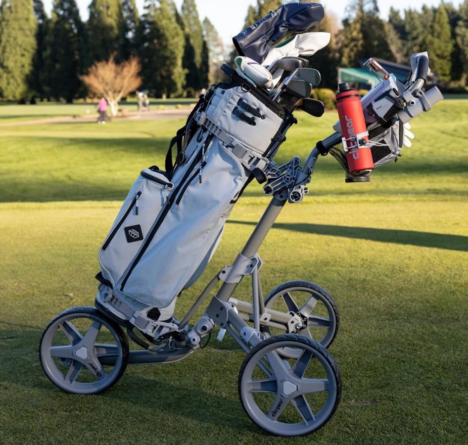 Clicgear Modell 4.5 Golf Trolley, grau