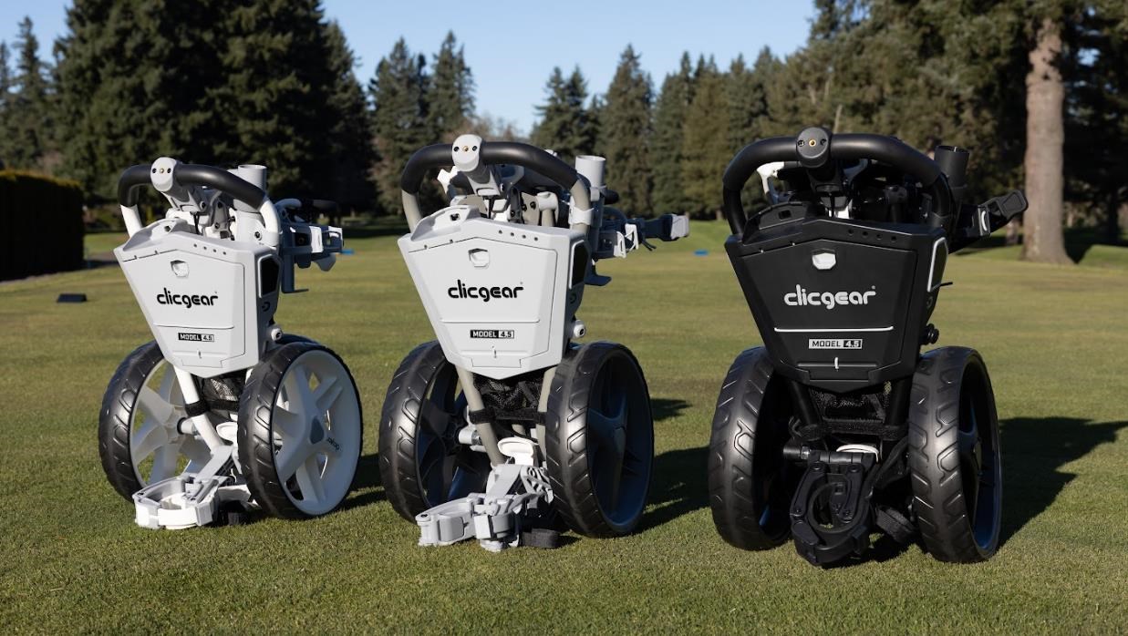 Clicgear Modell 4.5 Golf Trolley, grau