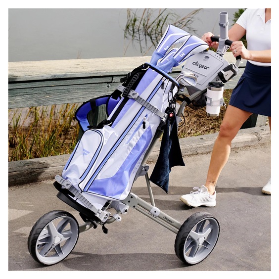 Clicgear Modell 4.5 Golf Trolley, dunkelblau