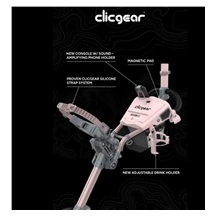 Clicgear Modell 4.5 Golf Trolley, rosa