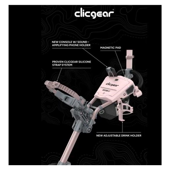 Clicgear Modell 4.5 Golf Trolley, rosa