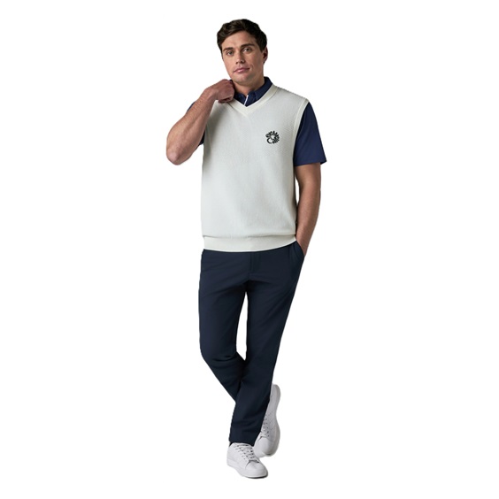 Callaway Mid Century Herren Weste, weiss