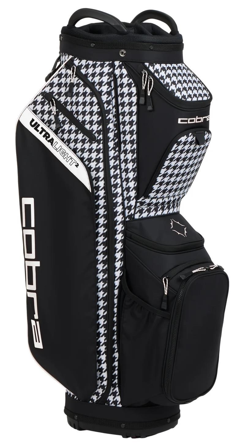 Cobra Ultralight 2 Cartbag, houndstooth/melted carmel
