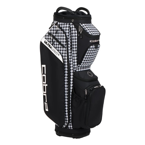 Cobra Ultralight 2 Cartbag, houndstooth/melted carmel