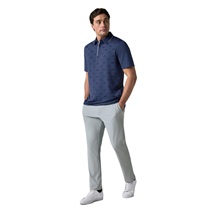Callaway Mid Century Jacquard Poloshirt, medieval blue