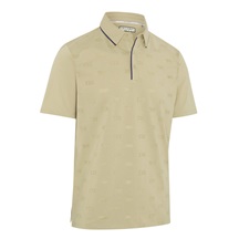 Callaway Mid Century Jacquard Poloshirt, fields of rye