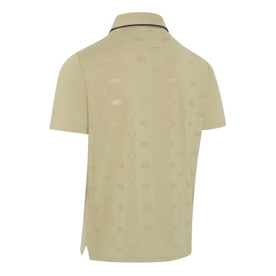 Callaway Mid Century Jacquard Poloshirt, fields of rye