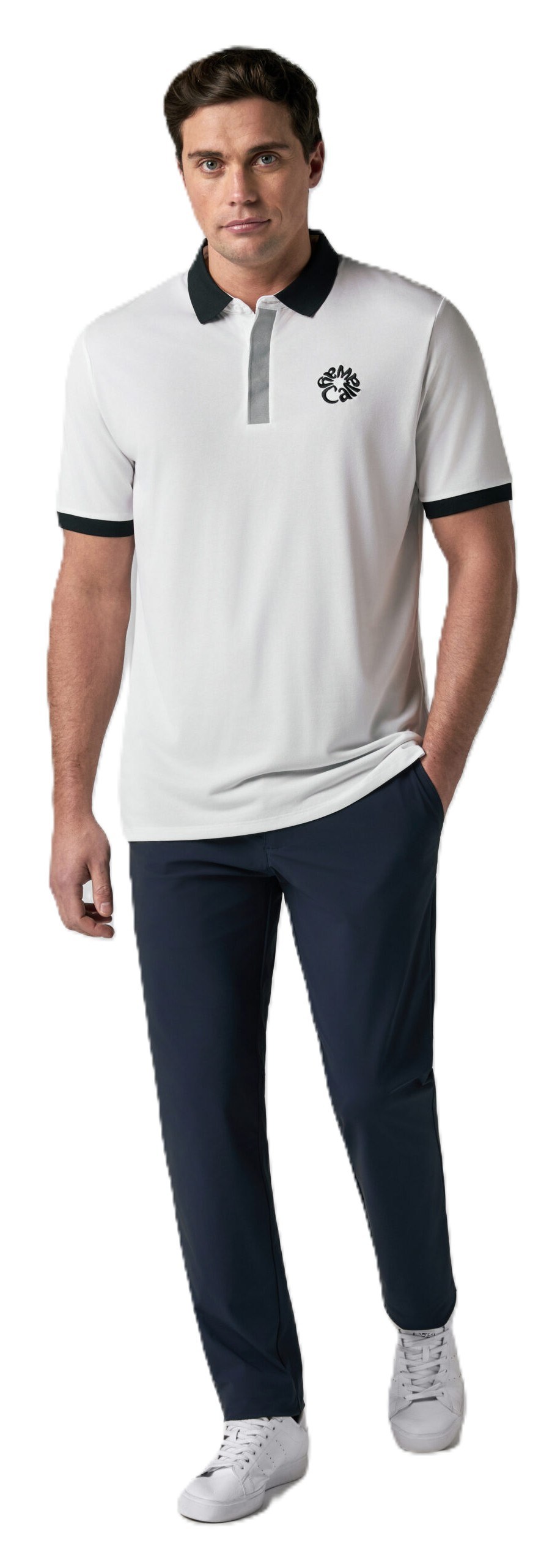 Callaway Modern Traveler Herren Poloshirt, weiss