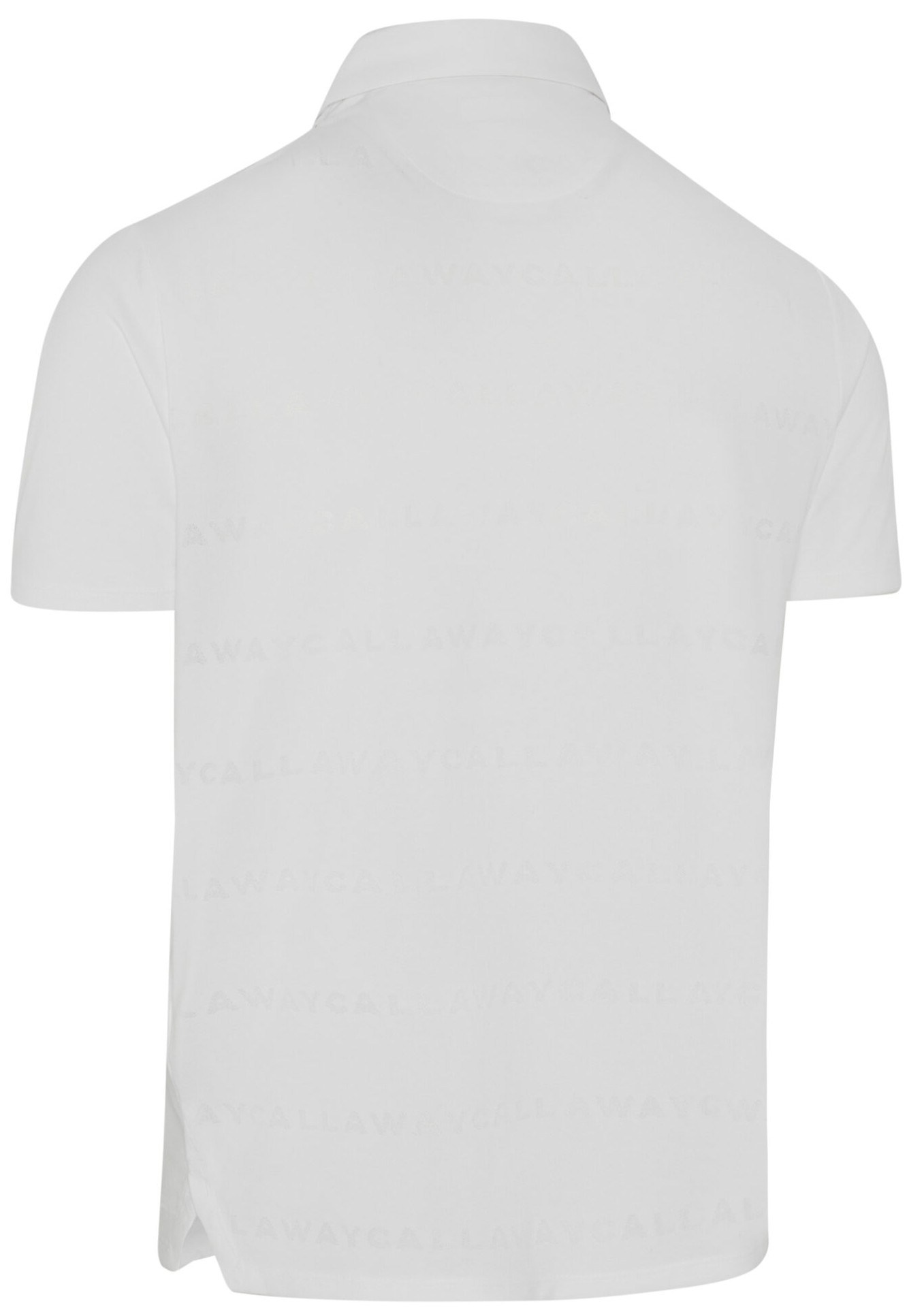Callaway Mid Century Jacquard Poloshirt, weiss