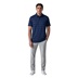 Callaway Mid Century Jacquard Poloshirt, dunkelblau