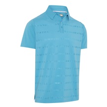 Callaway Mid Century Jacquard Poloshirt, blue blossom