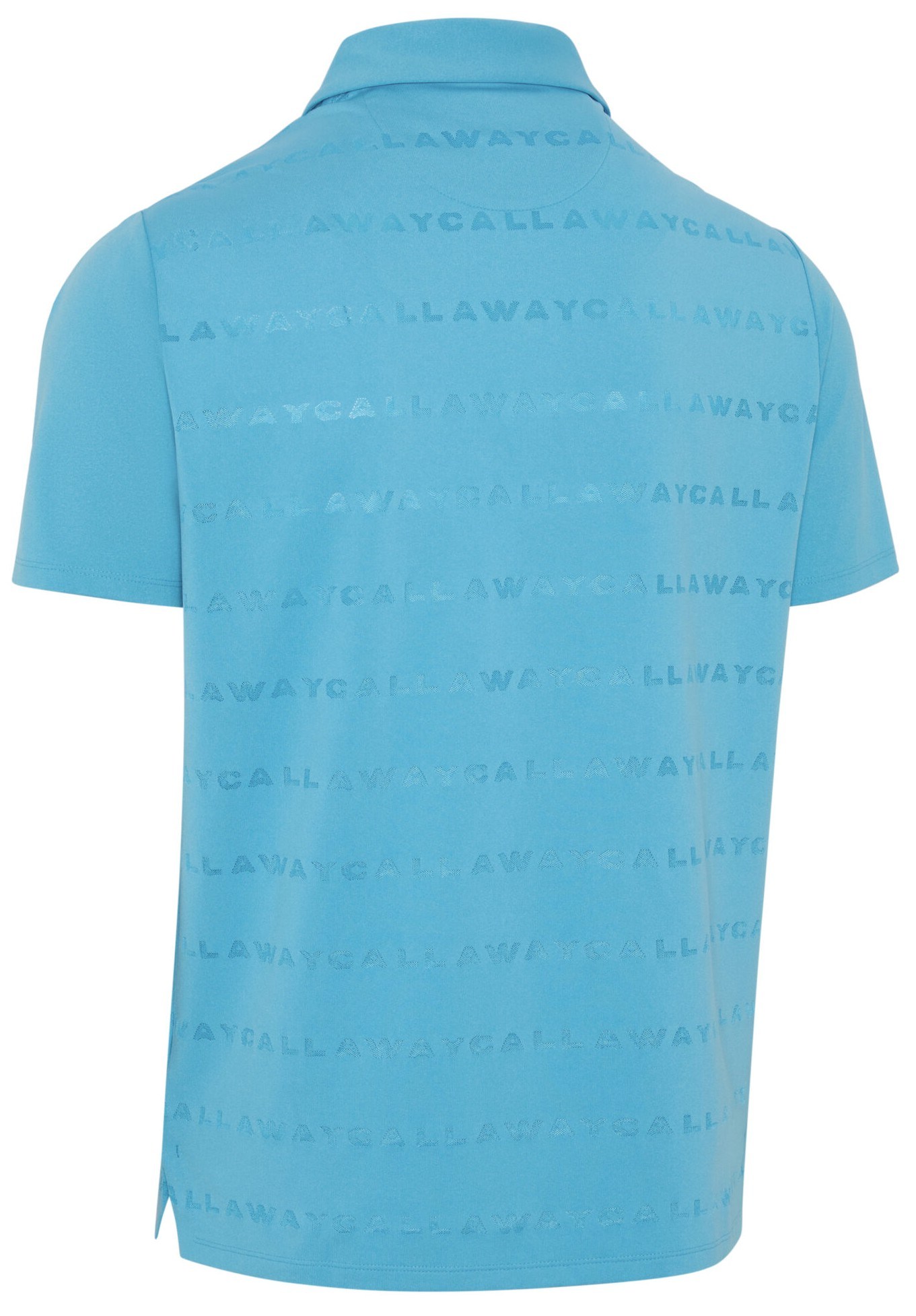 Callaway Mid Century Jacquard Poloshirt, blue blossom