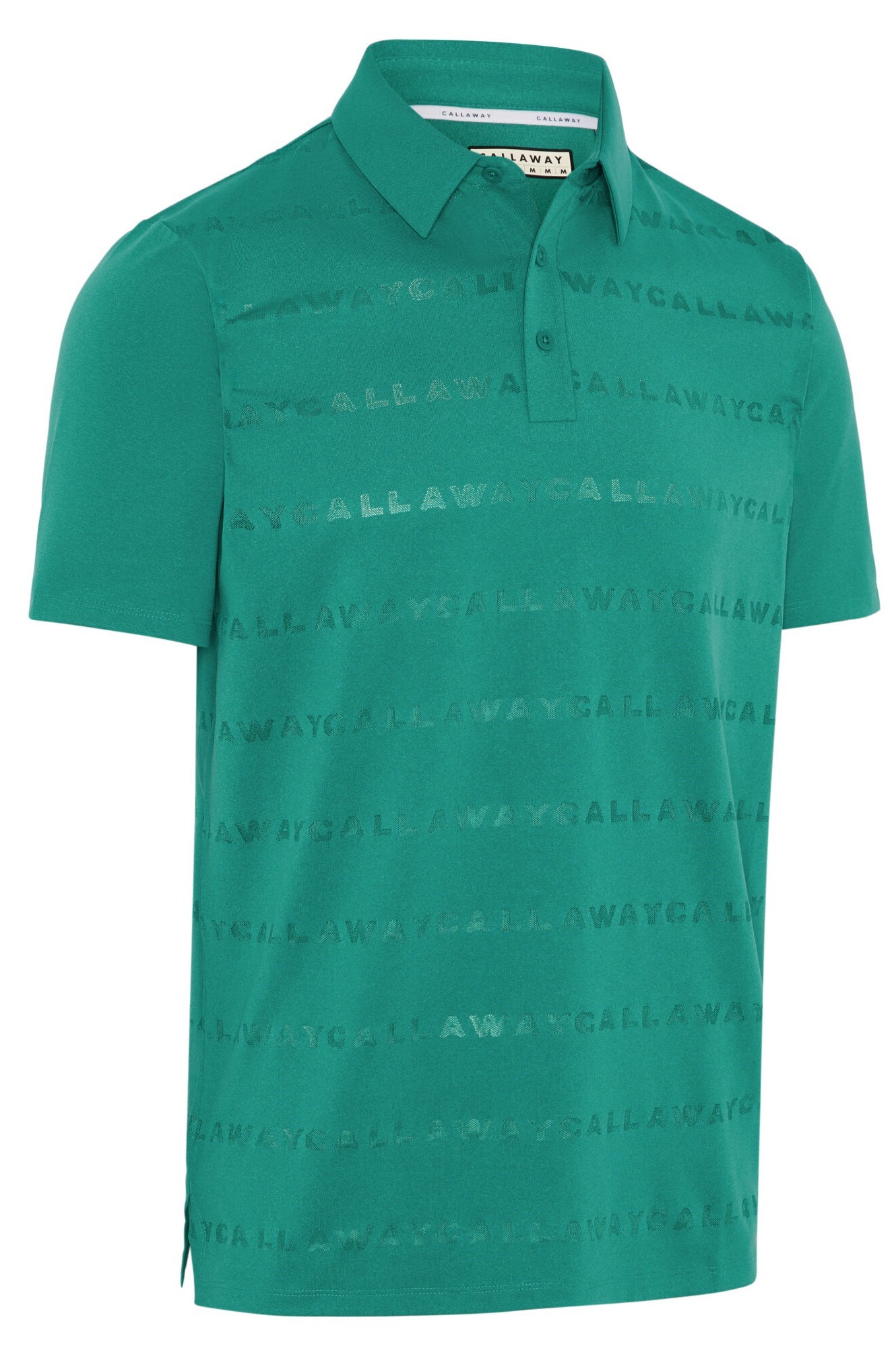 Callaway Mid Century Jacquard Poloshirt, tidepool
