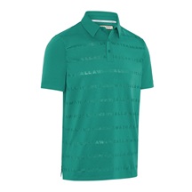 Callaway Mid Century Jacquard Poloshirt, tidepool